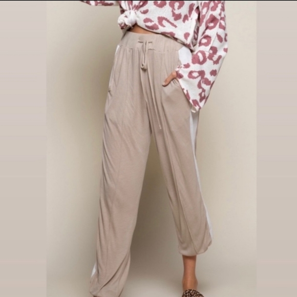 POL Mocha Mousse Lightweight Pants - Picture 2 of 4